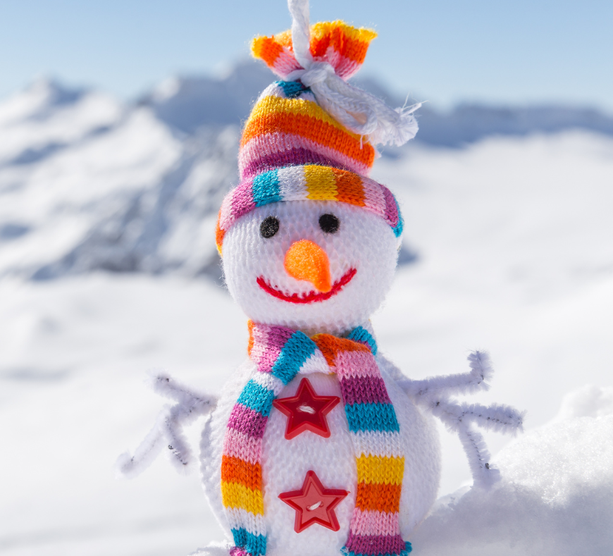 Picture of a cheerful snowman, symbolizing festive holiday fun and joyful winter activities to enjoy while waiting.
