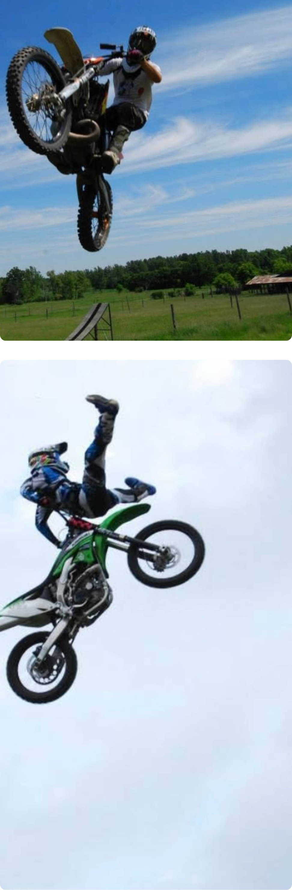 A collection of photographs capturing the thrilling atmosphere of FMX shows at Cavanaugh Carriages in Neenah, WI.