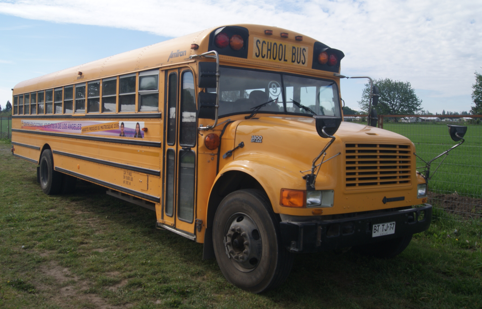 A yellow school bus, symbolizing the school events and educational programs hosted or supported by Cavanaugh Carriages.